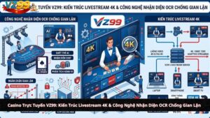 Casino Trực Tuyến VZ99: Kiến Trúc Livestream 4K & Công Nghệ Nhận Diện OCR Chống Gian Lận